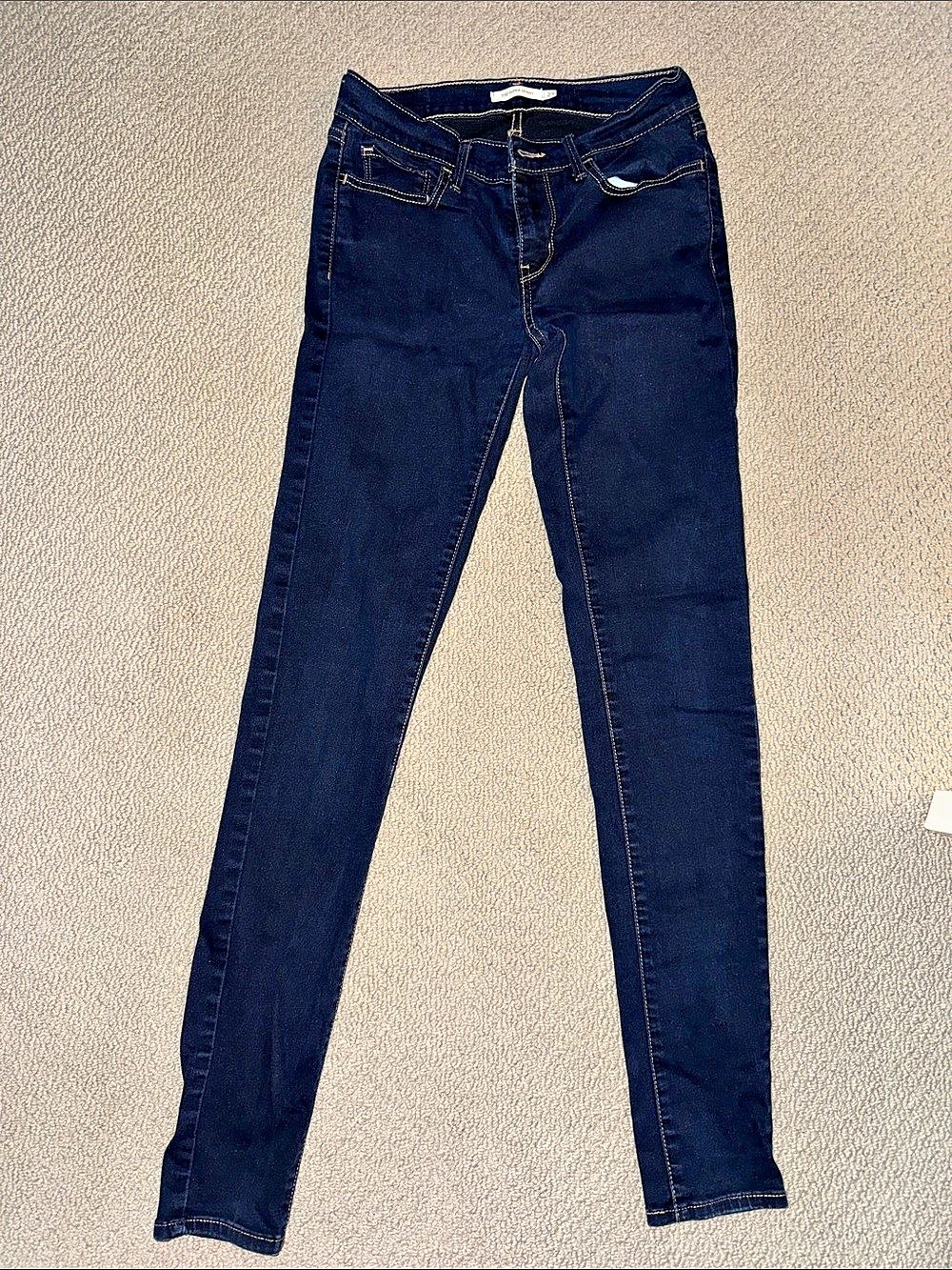 Levi's 710 Super Skinny Jeans in Blue Waist 27